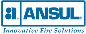 ansul logo with caption innovative fire solutions