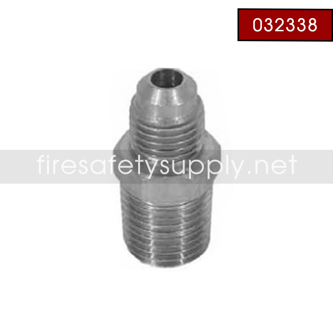 032338 Male Straight Connector, 7/16-20 x 1/4 NPT