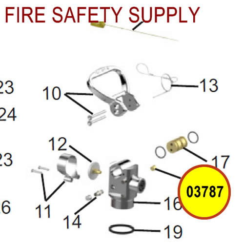 Amerex 03787 Disc Safety Assembly V-23