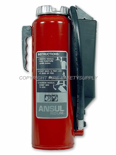 #434530 ANSUL REDLINE #434350 10lb. Plus 50 C Cartridge Opperated Fire Extinguisher Model I-10-G-1