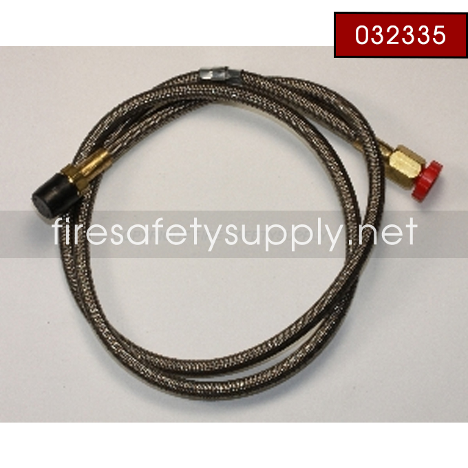 Ansul 032335 Actuation Hose, Swivel, Stainless Braided, 20 in.