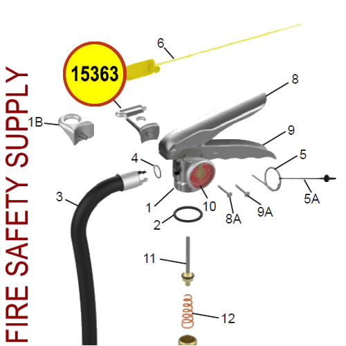 Amerex 15363 Bag Assembly Loop & Screw 6 & 10T lb.