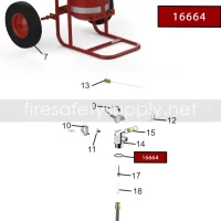 Amerex 16664 O-Ring Collar Wheeled Unit Halotron Sales