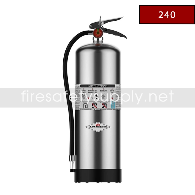 Amerex 240 2.5 Gallon Water Class A Fire Extinguisher