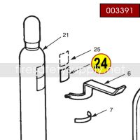Ansul 003391 Label, Nitrogen Cylinder