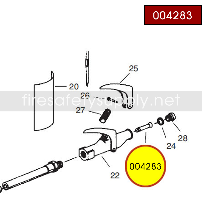 Ansul 004283 Red Line Plunger Assembly