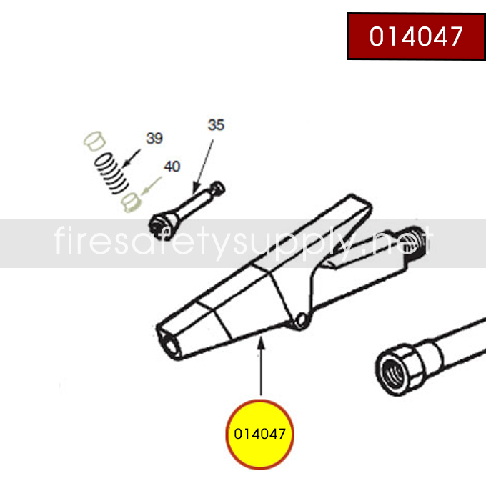 Ansul 14047 Red Line Nozzle Assembly