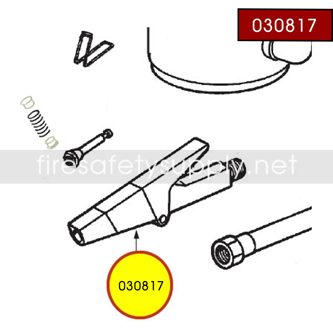 Ansul 030817 Red Line Nozzle Assembly