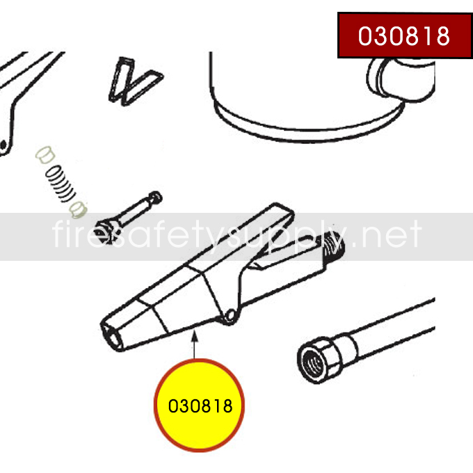 Ansul 030818 Red Line Nozzle Assembly