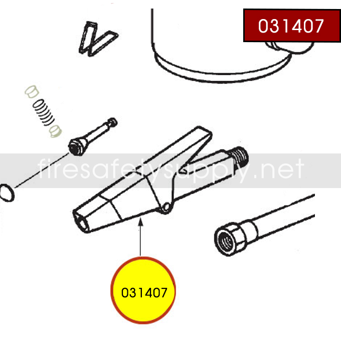 Ansul 031407 Red Line Nozzle Assembly