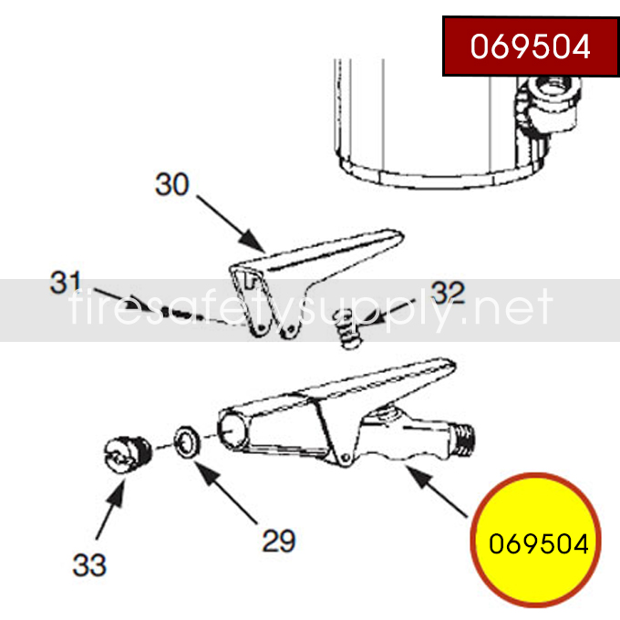 Ansul 069504 Red Line Nozzle Tip