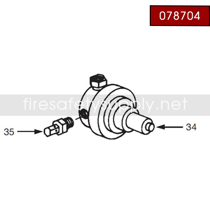 Ansul 078704 Pressure Relief Adaptor