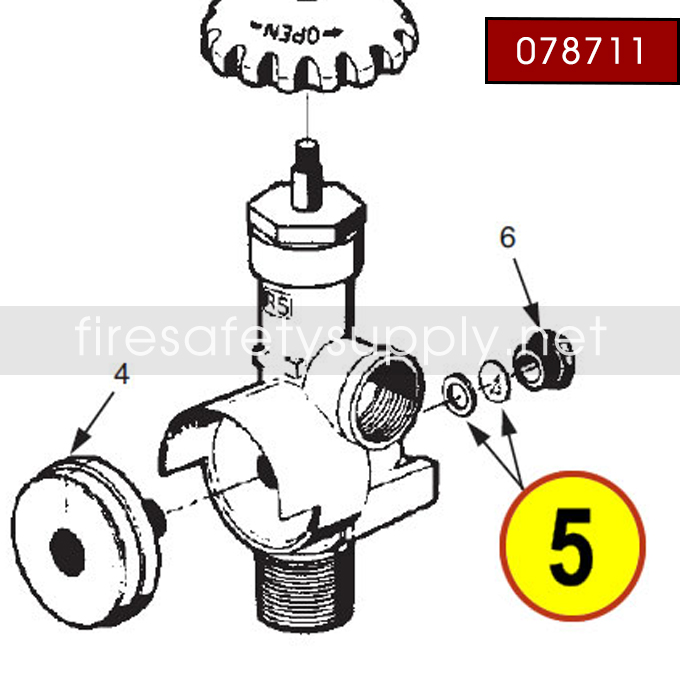 Ansul 078711 Safety Disc and Washer