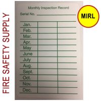 MIRL Monthly Inspection labels 2” x 3” MIRL Monthly Inspection labels 2” x 3”