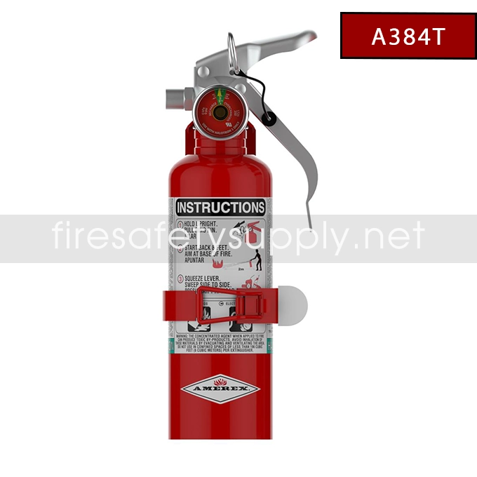 Amerex A384T 1.4 lb. Halotron 1 Clean Agent Extinguisher