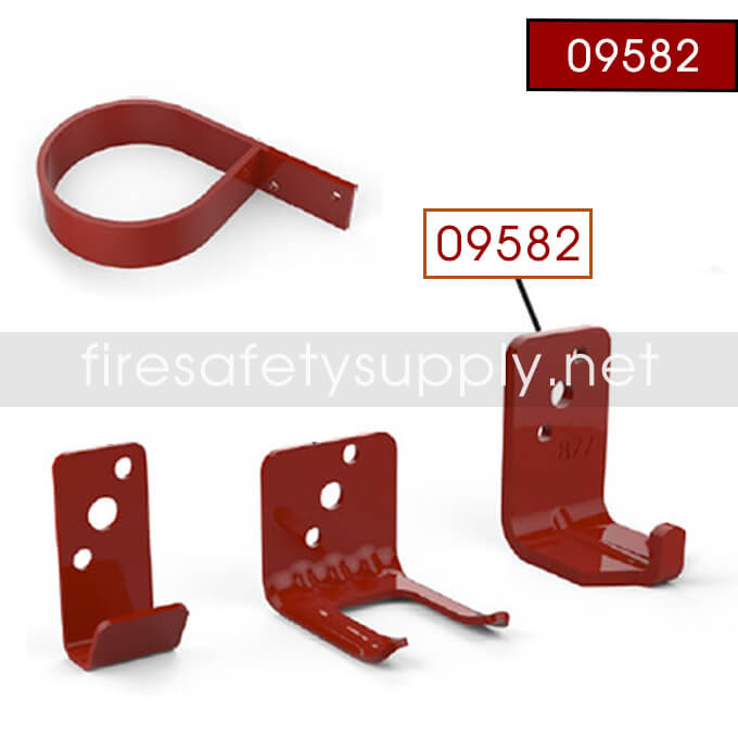 Amerex 09582 Wall Hanger Bracket Red All 13.2 lb-6Kg and 20 lb. High Performance