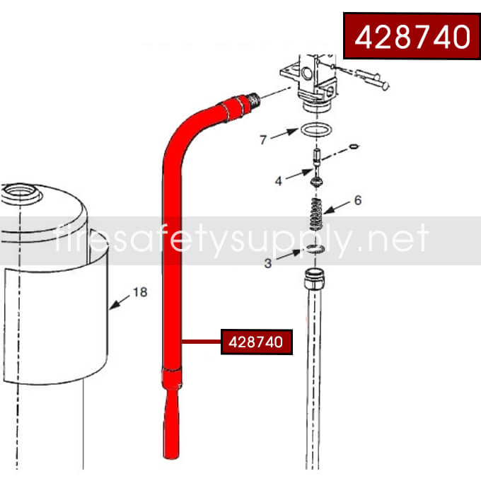 Ansul 428740 Sentry Hose and Nozzle Assembly