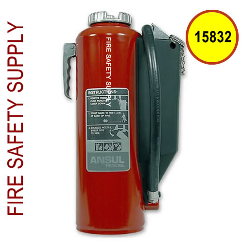 Ansul 15832 RED LINE 20 lb. Extinguisher with Bracket (MIL-RP-K-20-E)