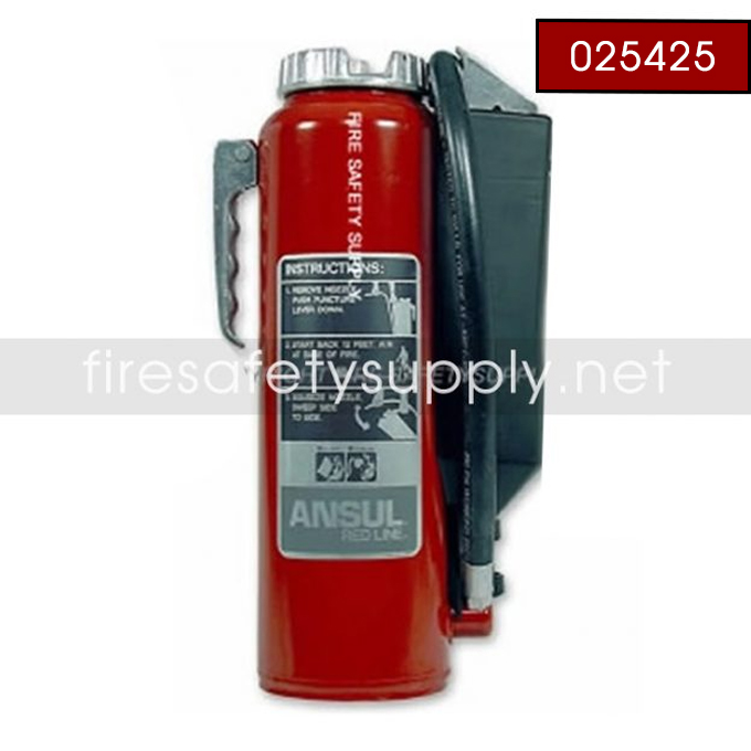 Ansul 025425 Red Line 30 lb. Extinguisher with Bracket (MIL-RP-K-30-E)
