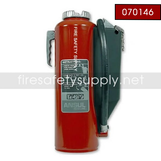 Ansul 070146 RED LINE 20 lb. Extinguisher without Bracket (MIL-RP-K-20-E)