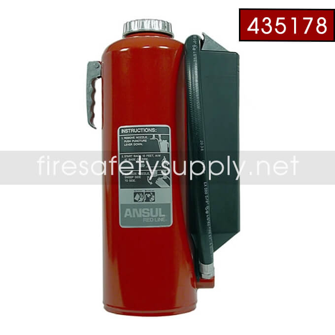 Ansul 435178 Red Line Hand Portable Extinguisher, 30 lb., I-30-G-1