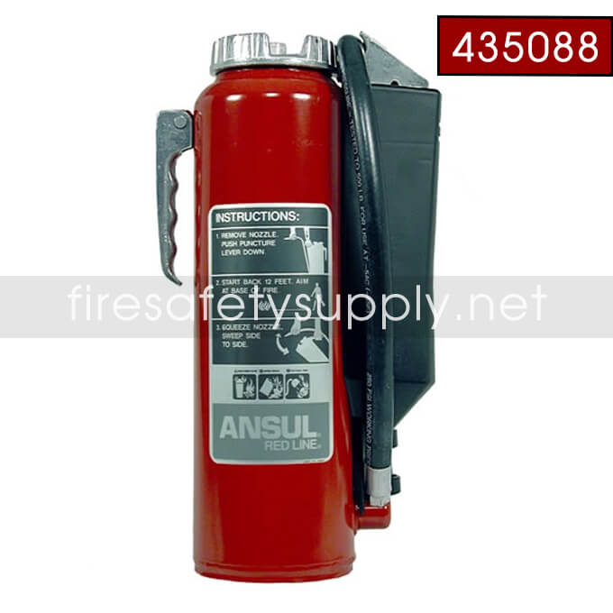 Foray (ABC) 10lb Ansul Red Line Fire Extinguisher (I-A-10-G-1) PN 435088 CHROME PLATED