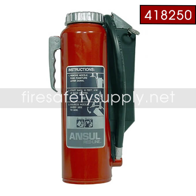 Purple-K (Ring Pin) 10lb Ansul Red Line Fire Extinguisher (RP-I-K-10-G) PN 418250