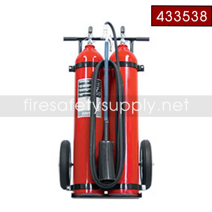 Ansul Sentry 433538 100 lb. Carbon Dioxide Wheeled Extinguisher