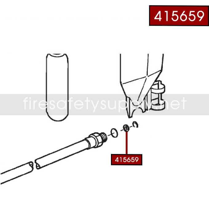 Ansul 415659 RED LINE 10 lb. Extinguisher Hose Inspection Seal