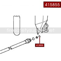 Ansul 415855 RED LINE 10 lb. Extinguisher Hose Retaining Ring
