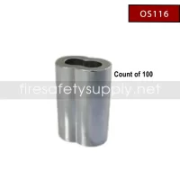 OS116 Oval Sleeve 1/16 inch-100 Count