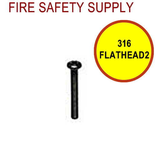 316FLATHEAD2 3/16 Inch x 2 Inch Flat Head Screws