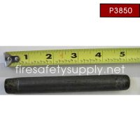 P3850 5in 3/8" Threaded Black Pipe Nipple