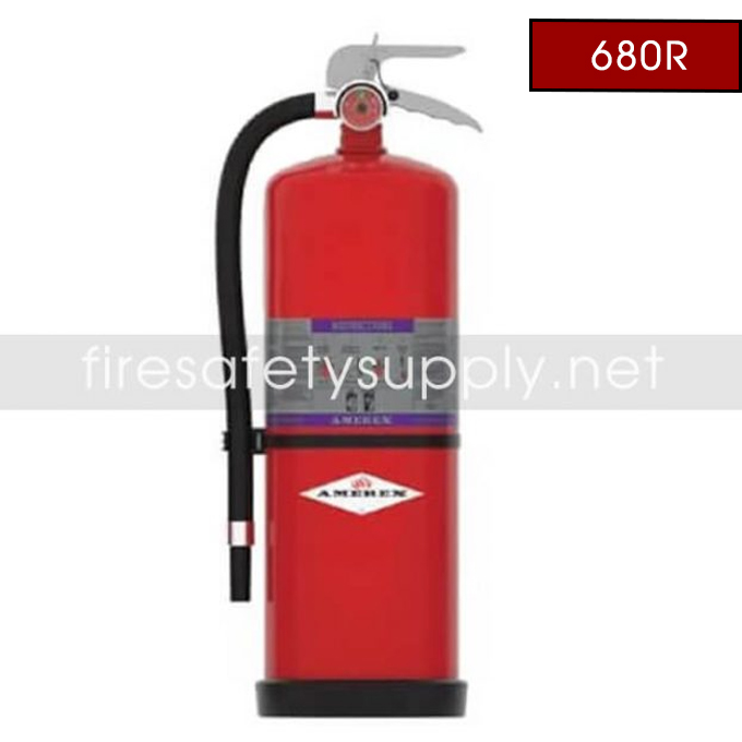 Amerex 680R Model Class D Sodium Choride Wheeled Fire Extinguisher, 150 lb