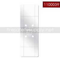 1100039 Scored Replacement Glass for 5lb Cabinet