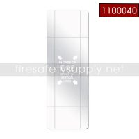 1100040 Scored Replacement Glass for 10lb Cabinet, 9 x 24