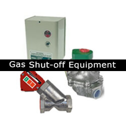 gas shut off valves and equipments