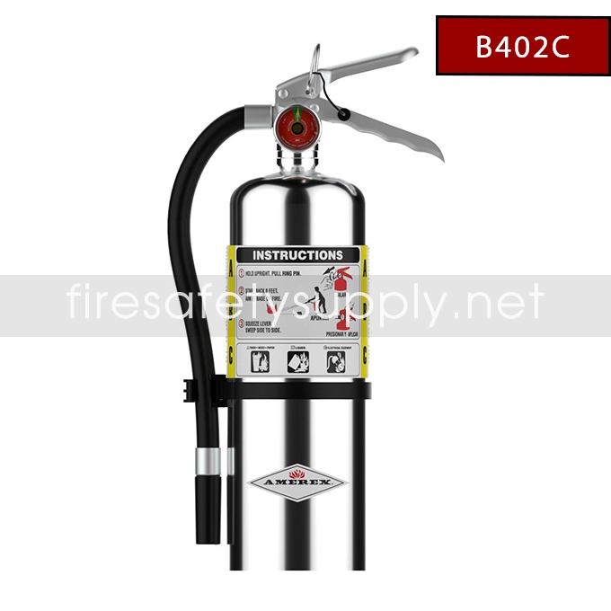 Amerex B402C 5 lb. ABC Chrome Fire Extinguisher