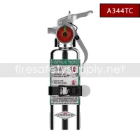 Amerex A344TC 1.25 BCF Fire Extinguisher Chrome
