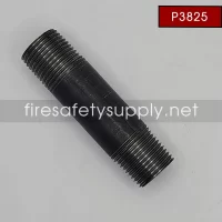 P3825 2.5in 3/8” Threaded Black Pipe Nipple